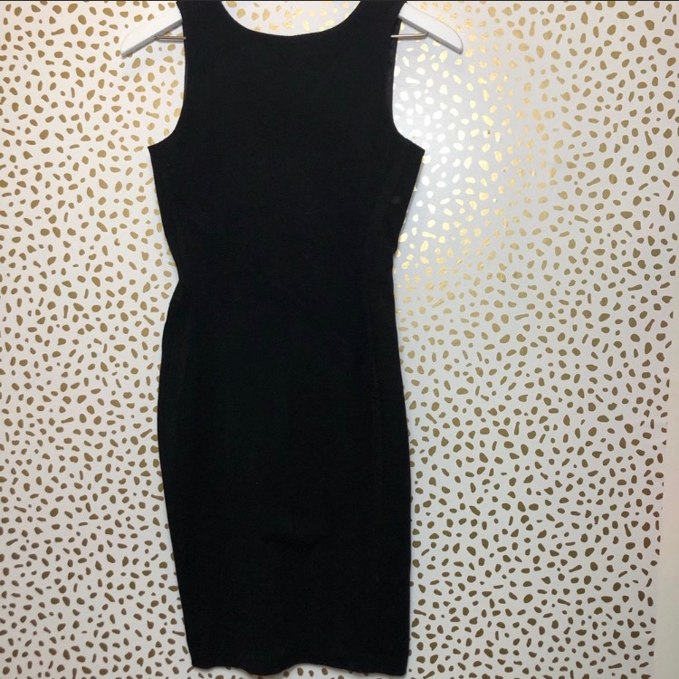 Diane Von Furstenburg Black Dress Sz 2